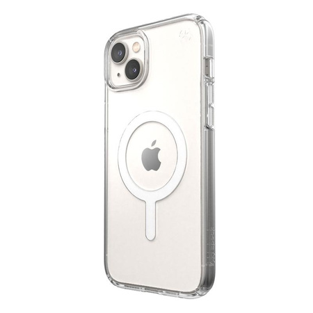 Speck Presidio Perfect-Clear + MagSafe - Case for iPhone 15 Plus / iPhone 14 Plus (Clear)
