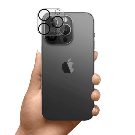 3mk Lens Pro Full Cover - Kamera lencse üveg iPhone 15 Pro / 15 Pro Max készülékhez