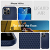 Spigen Liquid Air - tok iPhone 14 Pro készülékhez (sötétkék)