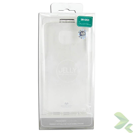 Mercure Transparent Jelly - Etui Samsung Galaxy S6 Edge (Transparent)
