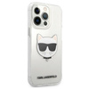 Karl Lagerfeld Choupette Head - pouzdro pro iPhone 13 Pro Max (průhledné)