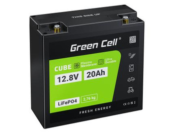 Green Cell - LiFePO4 12V 12,8V 20Ah baterie pro fotovoltaické systémy, karavany a lodě
