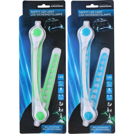 Grundig - Multifunktions-LED-Armband für Radfahren/Laufen (grün)