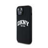 DKNY Liquid Silicone White Printed Logo MagSafe - iPhone 14 / 15 / 13 Case (noir)