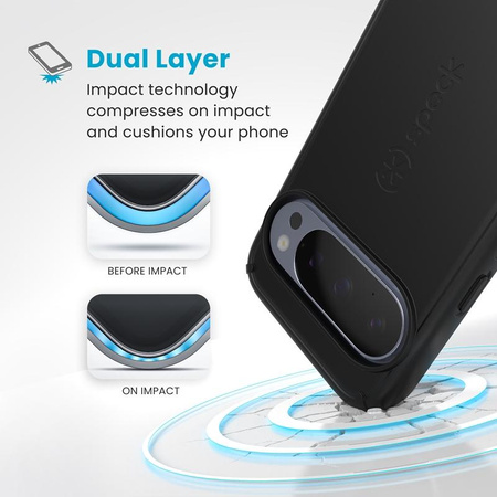 ETUI CZARNE DO GOOGLE PIXEL 10 PRO XL SPECK WYTRZYMAŁE ELEGANCKIE CASE