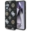 Guess 4G Imprimé motif pivoine coloré MagSafe - étui pour Samsung Galaxy S25 (noir)