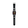 Karl Lagerfeld 3D gumi Karl & Choupette Heads NFT - szíj Apple Watch 42/44/45/49 mm-es órához (fekete)