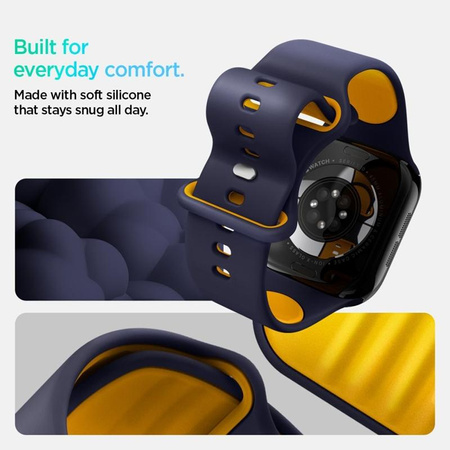 Spigen Nano Pop - Strap for Apple Watch 44/45/46/49 mm (Blueberry Navy)