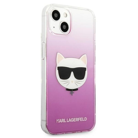 Karl Lagerfeld Choupette Head - Etui iPhone 13 Mini (różowy)