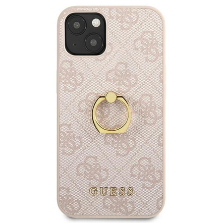 Guess 4G Ring Tasche - iPhone 13 Tasche (rosa)