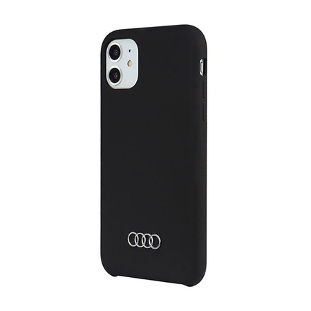 Silikonové pouzdro Audi - pouzdro pro iPhone 11 (černé)