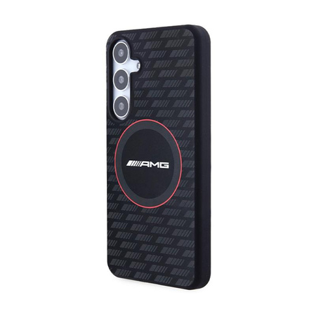 AMG Silikon Karbon-Muster MagSafe - Samsung Galaxy S24 Hülle (schwarz)