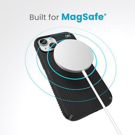 Speck Presidio2 Grip Magsafe - tok iPhone 16e / iPhone 15 / iPhone 14 / iPhone 13 (fekete / pala szürke / fehér)
