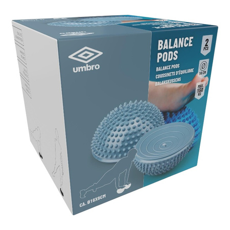 Umbro - Sensory balance half ball for rehabilitation and foot massage 2 pcs