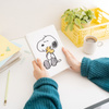 Snoopy - Quaderno di peluche / quaderno A5 della collezione Lazy Days