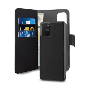 Étui 2-en-1 pour Samsung Galaxy S10 Lite (noir) - Portefeuille détachable PURO