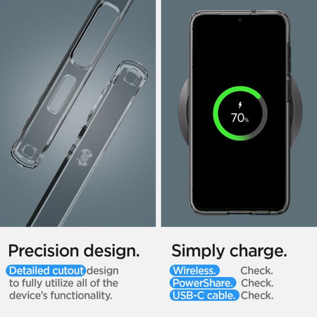 Spigen Liquid Crystal - Etui do Samsung Galaxy S23 (Space Crystal)