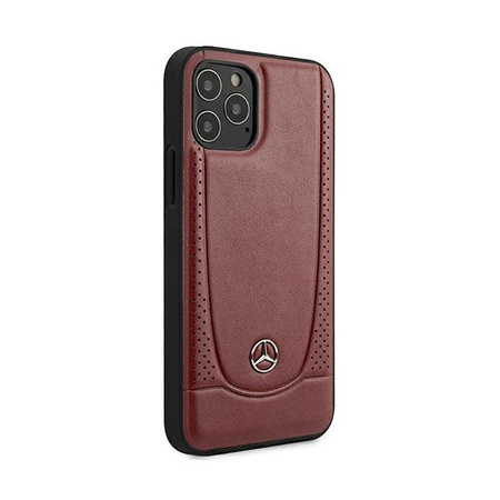 Mercedes Leder Urban Line - iPhone 12 Pro Max Tasche (rot)
