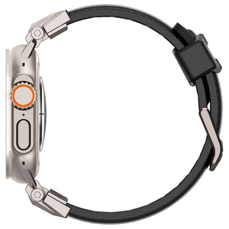 Spigen DuraPro Armor PU - Bracelet pour Apple Watch 42/44/45/49 mm (noir)