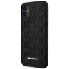 Karl Lagerfeld Monogram 3D Pattern - Coque iPhone 11 (Noir)