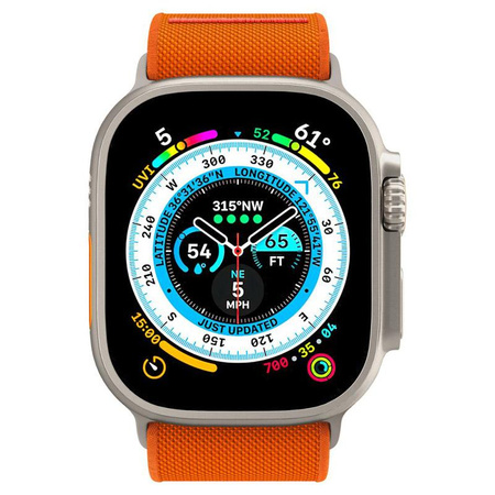 Spigen Fit Lite Ultra - Bracelet pour Apple Watch 42/44/45/49 mm (Orange)