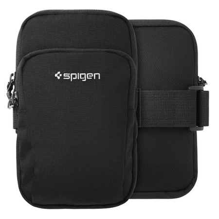 Spigen A702 Dynamic Shield Armband - Etui / brassard de sport pour smartphone jusqu'à 6,9" (Noir)