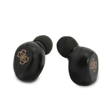 Guess True Wireless Earphones BT5.0 5H - TWS sluchátka + nabíjecí pouzdro (zlaté)