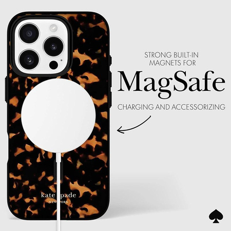 Kate Spade New York Schutzhülle MagSafe - iPhone 16 Pro (Schildpatt)