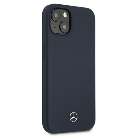 Mercedes Silicone Line - iPhone 13 Case (navy blue)