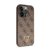 Guess Crossbody 4G Metall Logo - iPhone 14 Pro Tasche (braun)