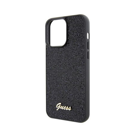 Guess Disco Metal Script - iPhone 15 Pro Max Case (black)