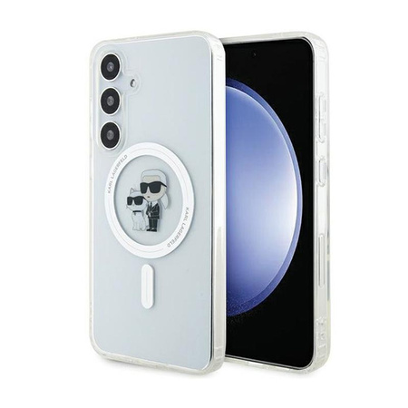 Karl Lagerfeld IML Karl & Choupette MagSafe - pouzdro pro Samsung Galaxy S24+ (průhledné)