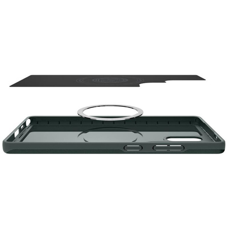 Spigen Thin Fit MagSafe - tok Samsung Galaxy S25 Ultra (Abyss zöld)