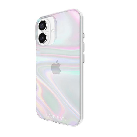 Case-Mate Soap Bubble - Coque iPhone 16 (Iridescent)