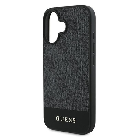 Guess 4G Bottom Stripe - Case for iPhone 16 Plus (gray)