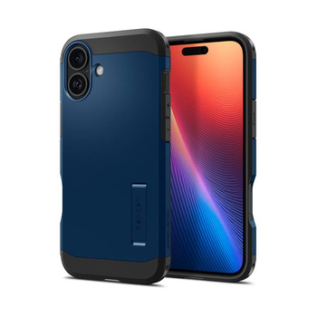 Spigen Tough Armor MagSafe - étui pour iPhone 16 (bleu marine)