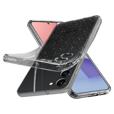Spigen Liquid Crystal Glitter - Etui pour Samsung Galaxy S23+ (Transparent)