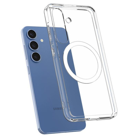 Spigen Ultra Hybrid MagSafe - pouzdro pro Samsung Galaxy S25+ (čiré / bílé)