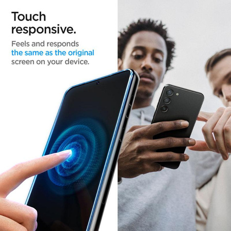 Spigen Glas.TR EZ Fit - gehärtetes Glas 2 Stück für Samsung Galaxy S23 (Transparent)