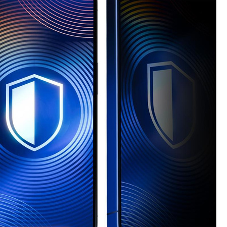 3mk HardGlass Matt Max Privacy - matt edzett üveg adatvédelmi szűrővel iPhone 16 Pro készülékhez