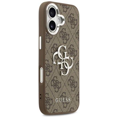 Guess 4G Big 4G Classic Logo - Case iPhone 17 (Braun / Silber)