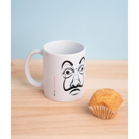 Maison du papier - Mug en céramique dans un coffret cadeau 330 ml (La Casa De Papel Mask)