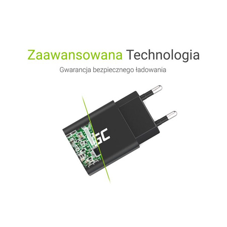 Green Cell - USB hálózati töltő QC gyorstöltési funkcióval 3.0