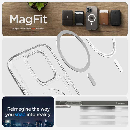 Spigen Ultra Hybrid Mag MagSafe – Etui do iPhone 14 Pro (Biały)