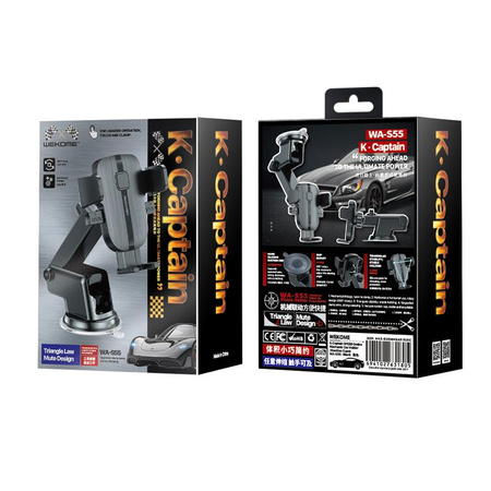 Uchwyt Samochodowy na Telefon 4,7”- 7,2” Mechaniczny na Deskę Kokpit WEKOME