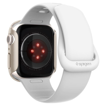 Spigen Thin Fit - Étui pour Apple Watch 8 / Watch 7 41 mm (Starlight)