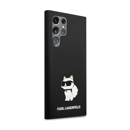 Karl Lagerfeld Silicone Choupette - Samsung Galaxy S24 Ultra Case (black)