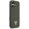 Guess Silicone Triangle Logo MagSafe - Case iPhone 17 (khaki)