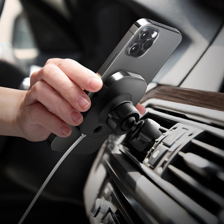 Spigen MagFit Car Mount - MagSafe Car Holder (noir)