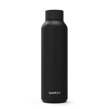Quokka Solid - Thermoflasche aus Edelstahl 630 ml (Jet Black)